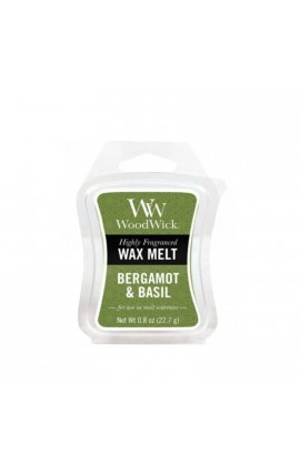Woodwick Bergamot & basil olvasztó wax